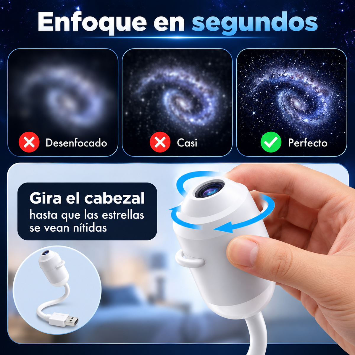 Galaxyglow™ Proyector de Galaxias